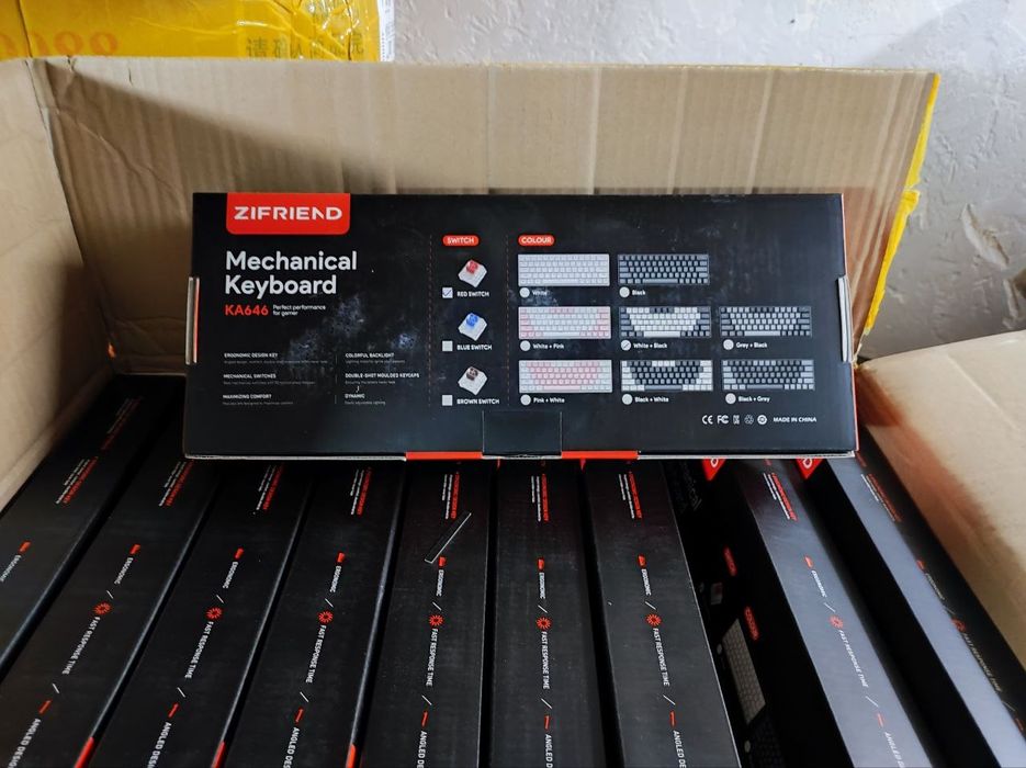 Игровые механические клавиатуры Zifrend ka646
Красный свечи 
Цена 30$
