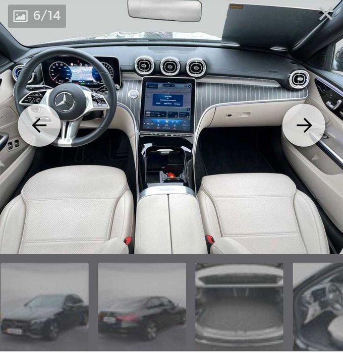 Mercedes-Benz C 300 e 313 CP | 2022 | 63.800 km | AMG | Pano | 360° | Ventilație