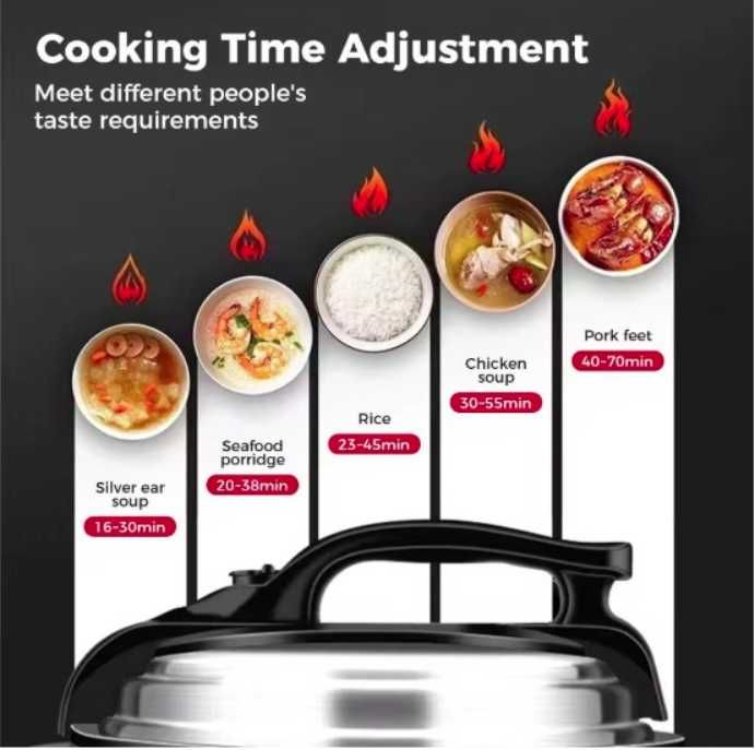 Oala sub presiune electrica multifunctionala 1050W 6L 10 in 1