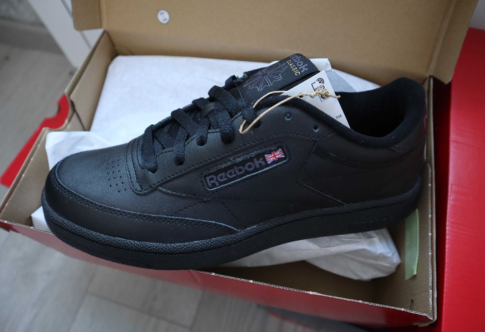 Мужские кроссовки Reebok Club C 85 оригинал, new US 9.5 / EUR 43