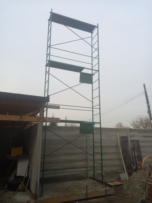 Schelă pe roți demontabilă