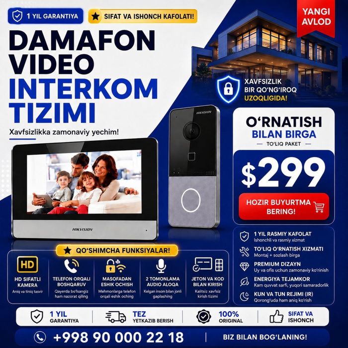 Damafon ustanofka