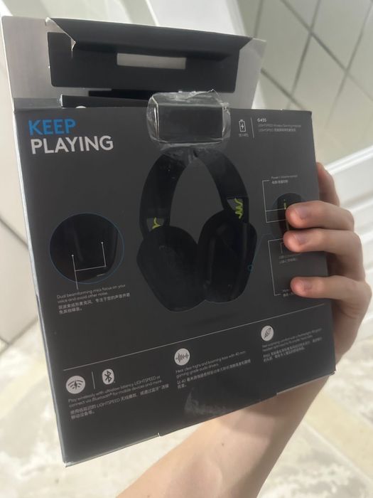Продам наушники Logitech g435 черный