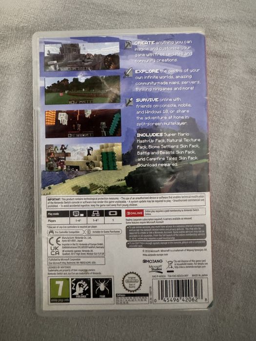 Joc minecraft pentru Nintendo switch
