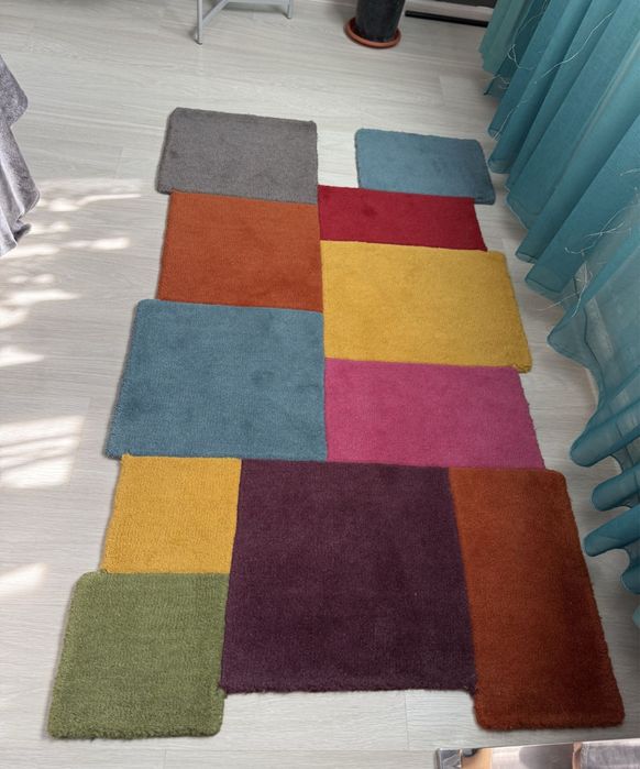 Covor Flair Rugs Collage Multi, Abstract 90x150 cm, stare foarte buna