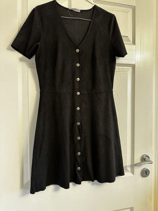 Рокля имитация на велур Манго М размер