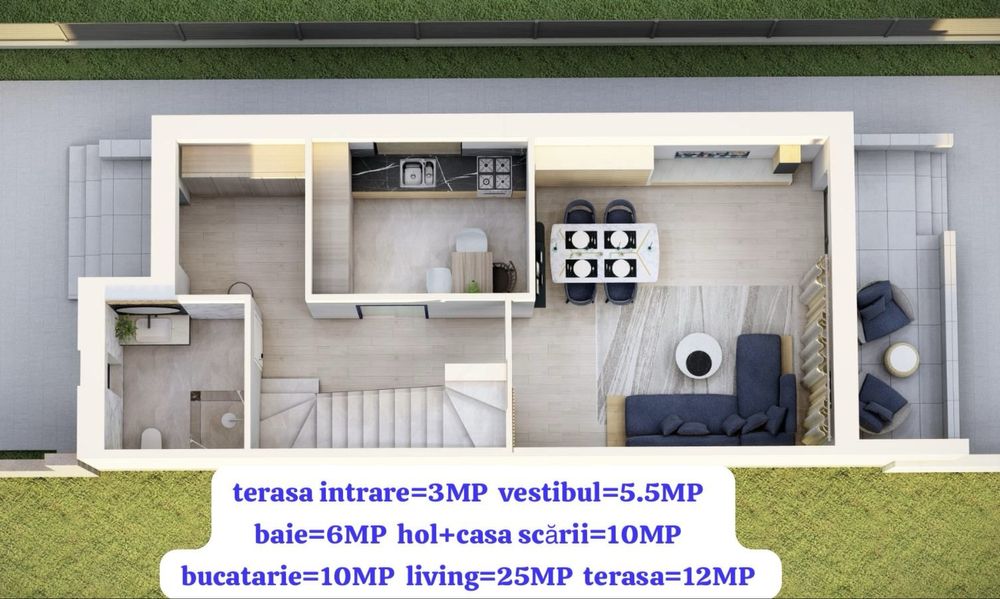 Vila Duplex 2025 / SECTOR 3 / Cartier 23 August -CAUTAM VECINI FAMILIE