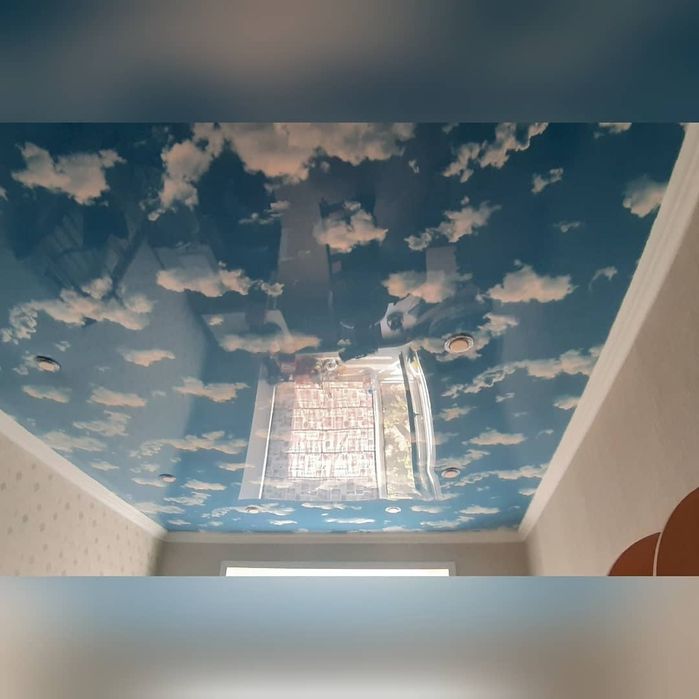 Натяжные потолки.