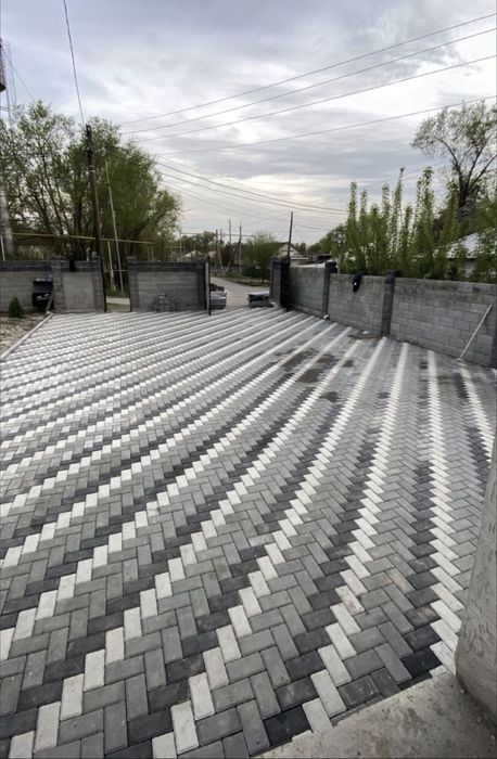 Укладка брусчатки