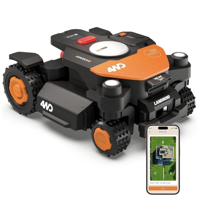 WORX Landroid Vision Cloud WR341E 4WD 1000m2