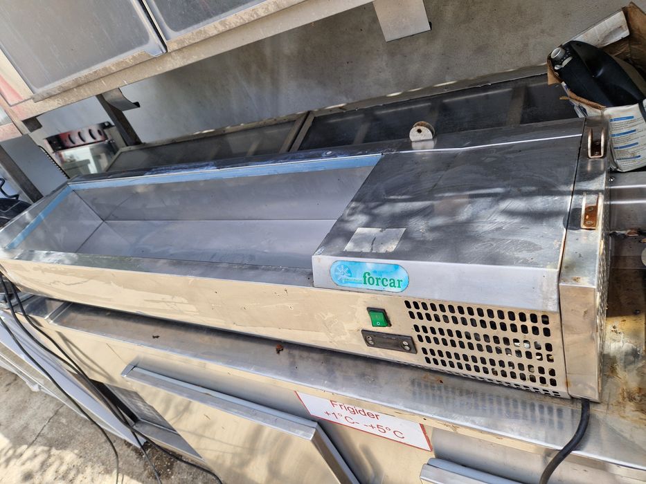 Vitrina frigorifica inox pentru expunere