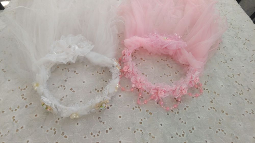 Ободок, фата, венок