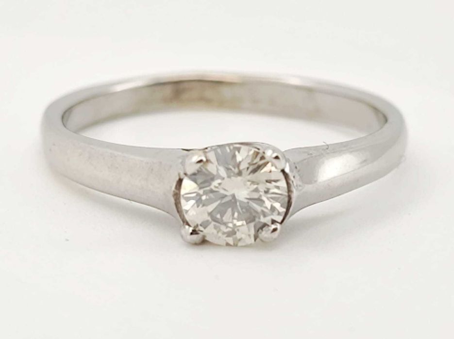 Inel 14k cu diamant natural 0.55ct