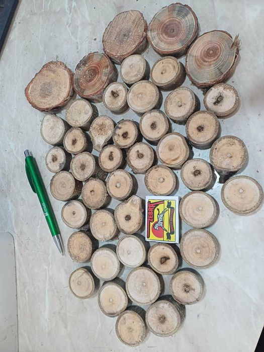 дървени шайби за декорация