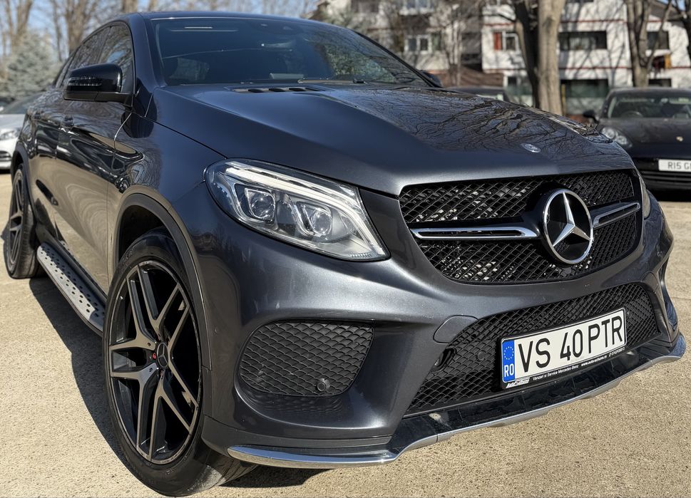 MERCEDES BENZ - GLE COUPE - GLE 350 CDI - AMG • LINE - 2015 - 3.0 Diesel V6  - Euro 6 - Full • Led - 4 • Matic - 4x4 - Automat - 258 Cai Putere
