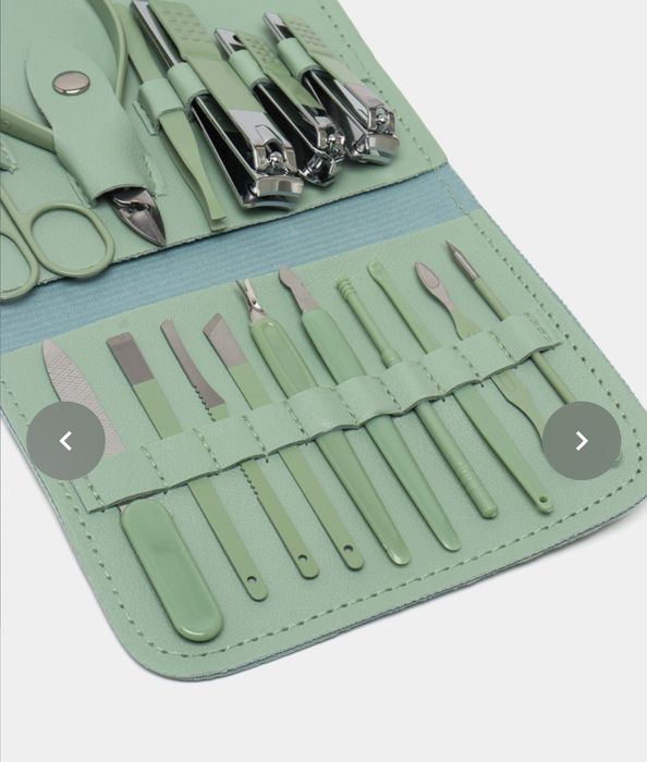 Набор инструментов для маникюра и педикюра, 16 шт