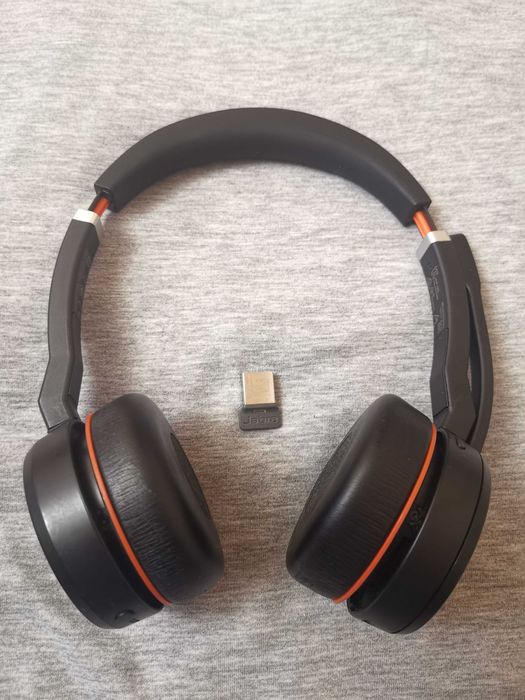 JABRA Evolve 75 casti si adaptor Link 370  perfect fuctionale
