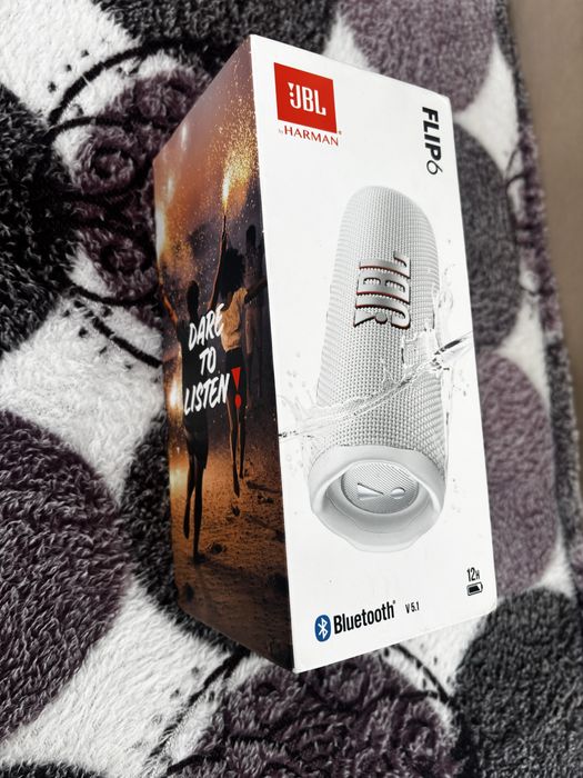 Портативная колонка JBL flip 6 белый