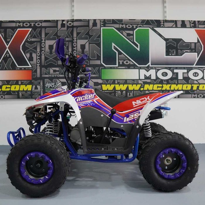 Atv NCX Tracker 7" 125cc 4T benzina albastru/rosu