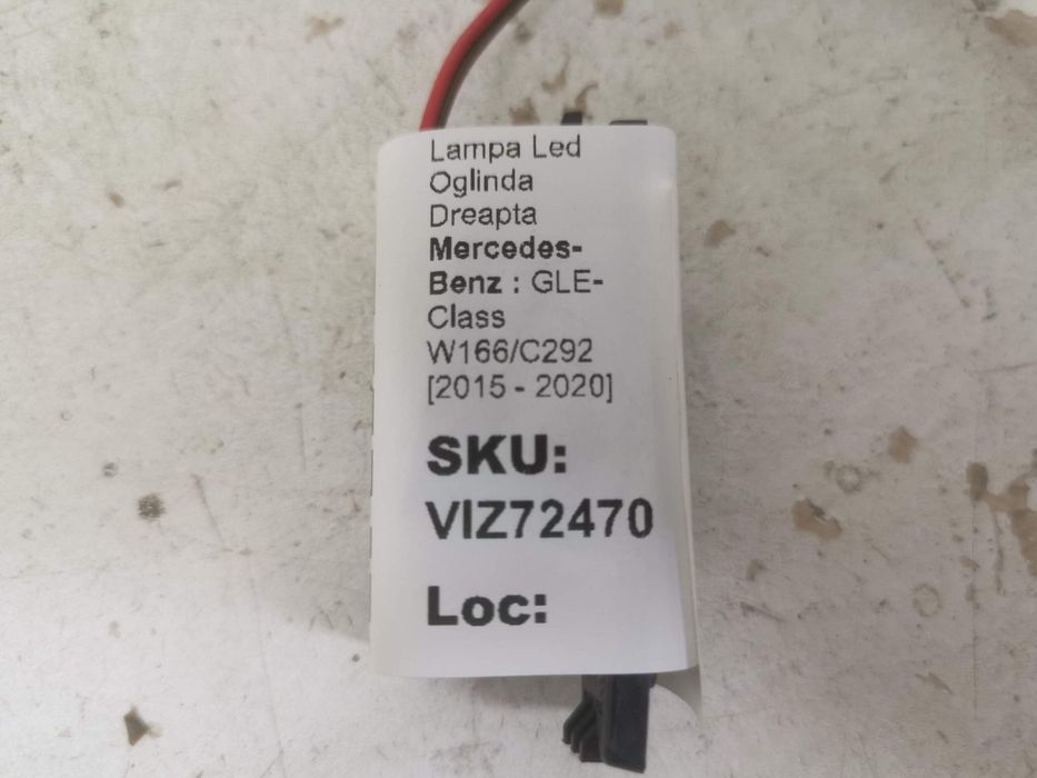 Lampa Led Oglinda Dreapta Mercedes-Benz  GLE-Class W166/C292 2015 2016