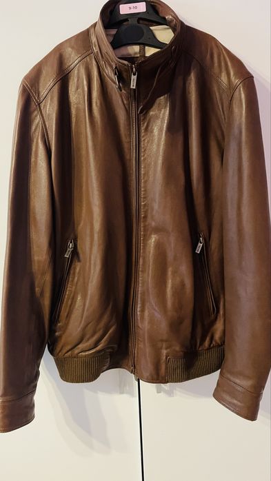 Geaca Massimo Dutti din piele naturala