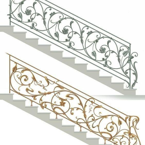 Перила в кованом стиле