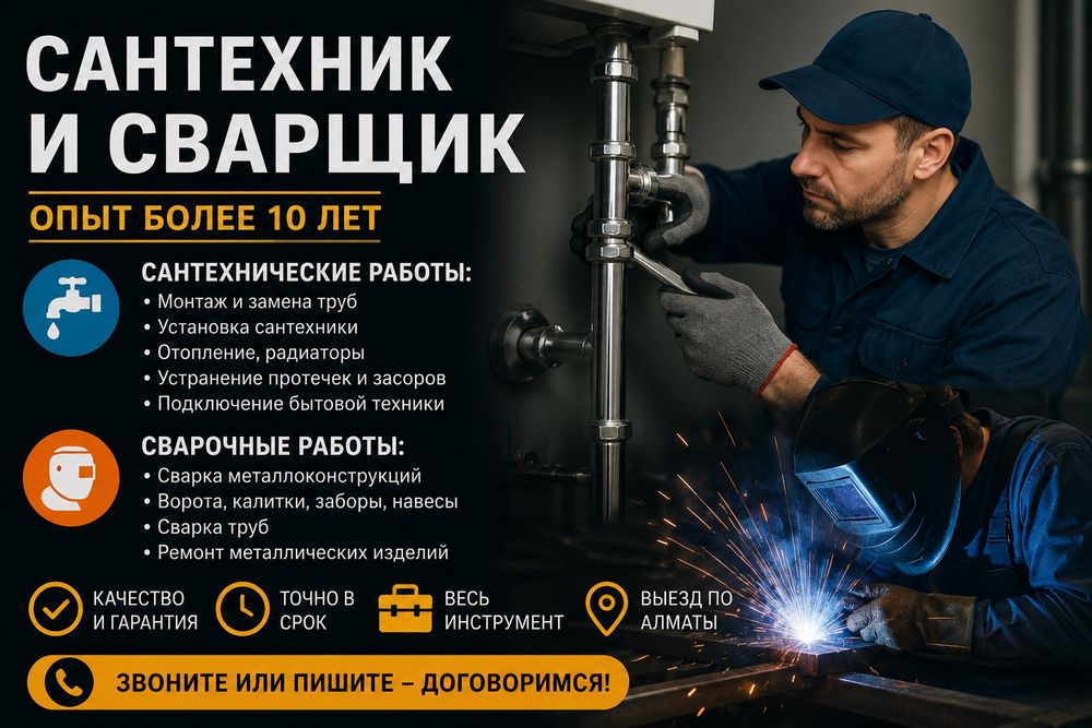Сантехник, Сварщик