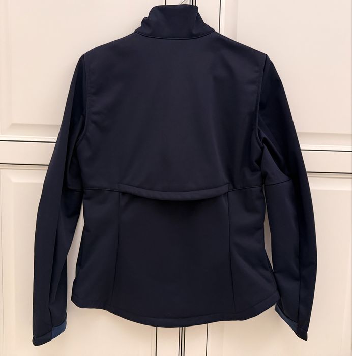 Jacheta echitatie Fouganza Softshell - bleumarin inchis, S