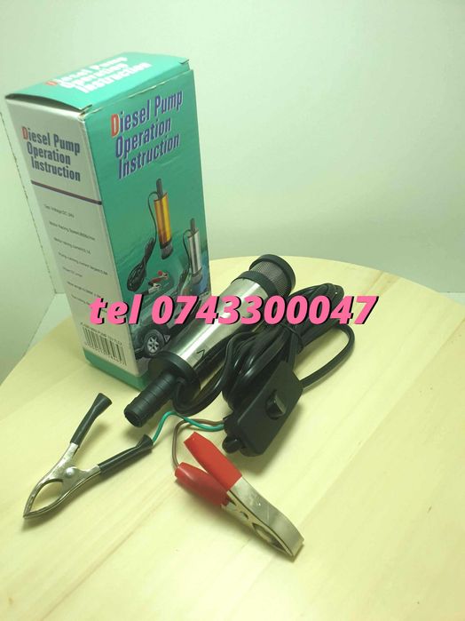 Pompa Electrica Auto Submersibila 12v 12 Lmin 38mm Transfer Combu