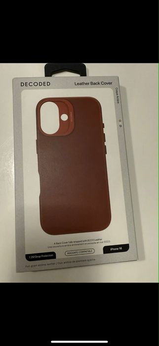 Кожен калъф iphone 16 / Leather Case iPhone 16