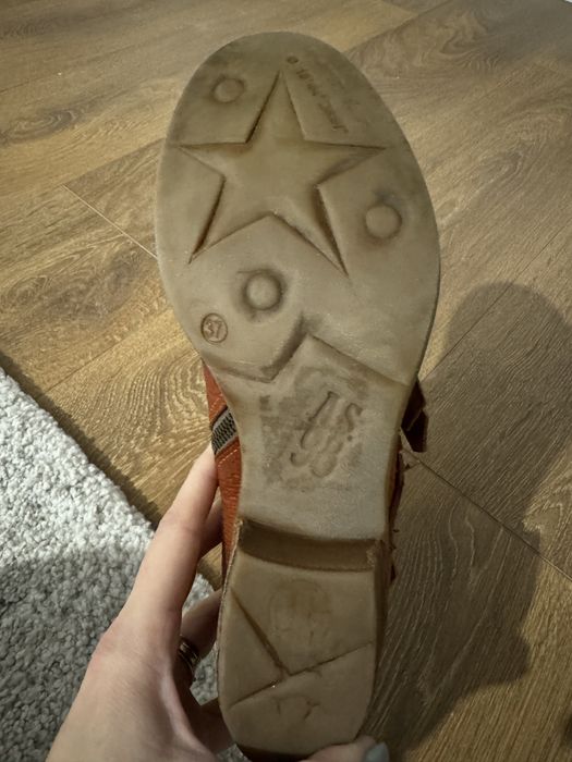 Ghete piele naturala AS98 maro