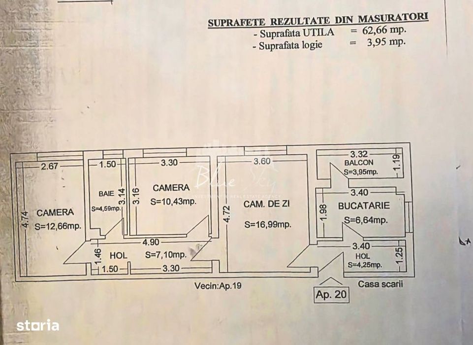 Apartament 3 camere zona Parc Tabacarie
