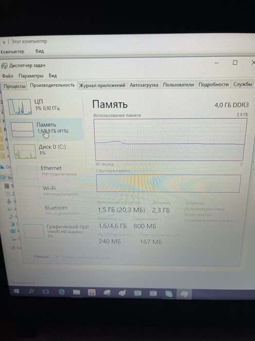 Asus б/у ноутбук
