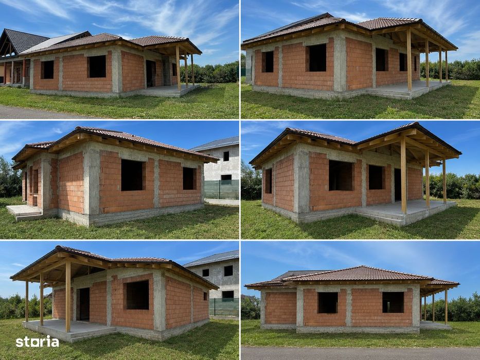 Casă pe nivel la roșu, cu autorizație valabilă , zona Stupini