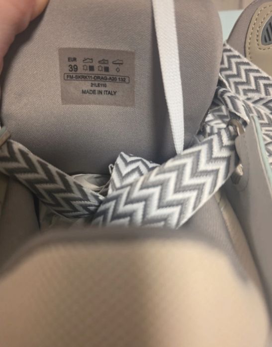 Lanvin curb sneakers