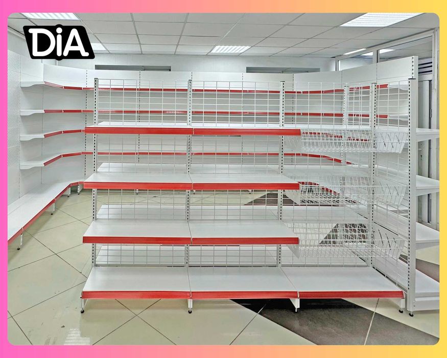Стеллажи и полки, торговое оборудование для магазина