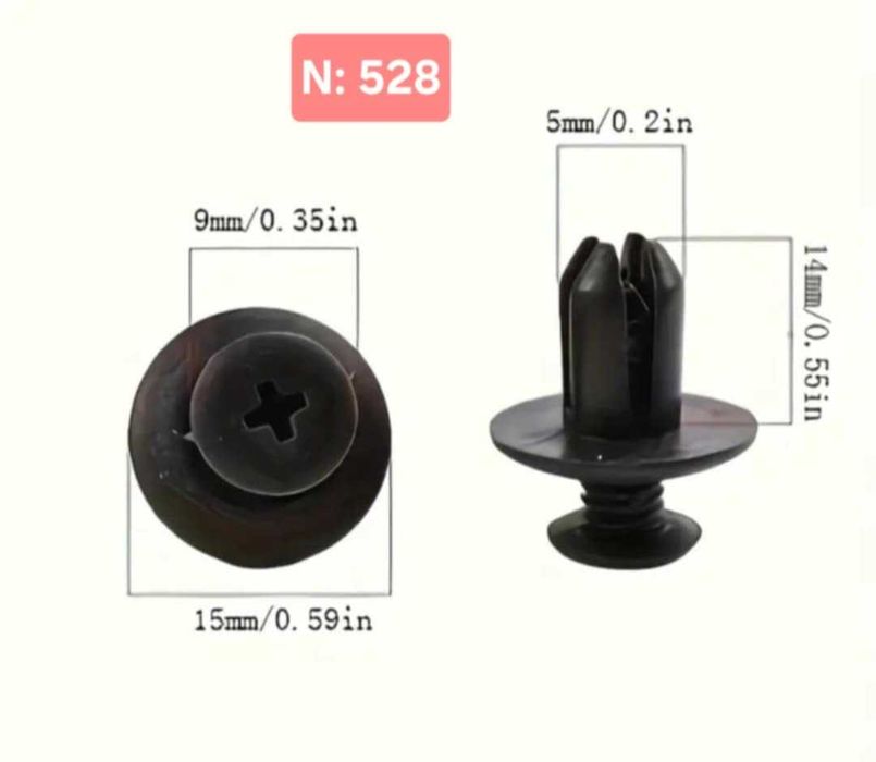 Различни видове копчета и клипсове , цени и снимки в описанието