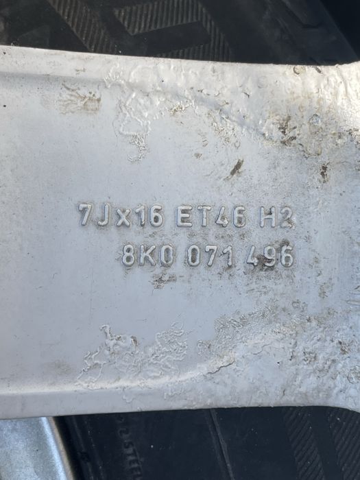 Jante aliaj R17 originale Audi 8K0 071 496 7Jx16H2 ET46