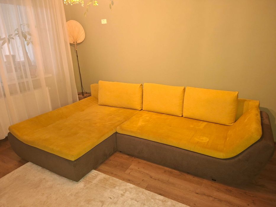 Canapea Lem's galbena