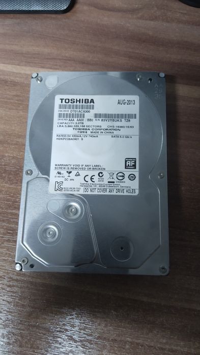 HDD диск 2 Терабайта TOSHIBA
