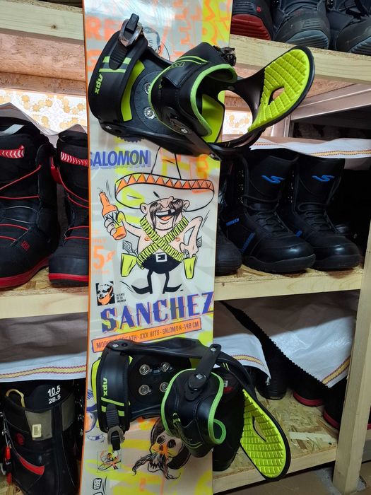 Placa snowboard 148 cm Salomon Sanchez cu legaturi freestyle noi