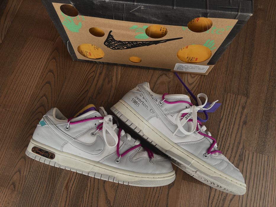 Обувки Nike Dunk Low Off-White Lot 28 *ОРИГИНАЛНИ* размер 42,5