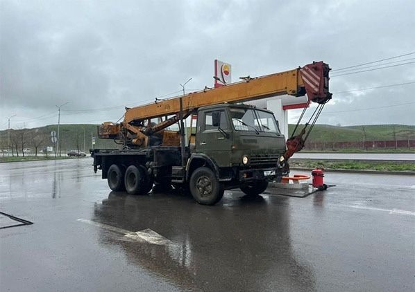 Автокран на базе Камаза - Ивановец