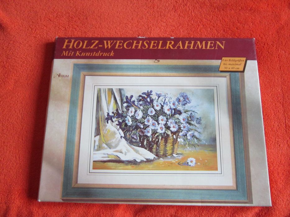 cadou rar 2x noua rama lemn,verde superba Germania