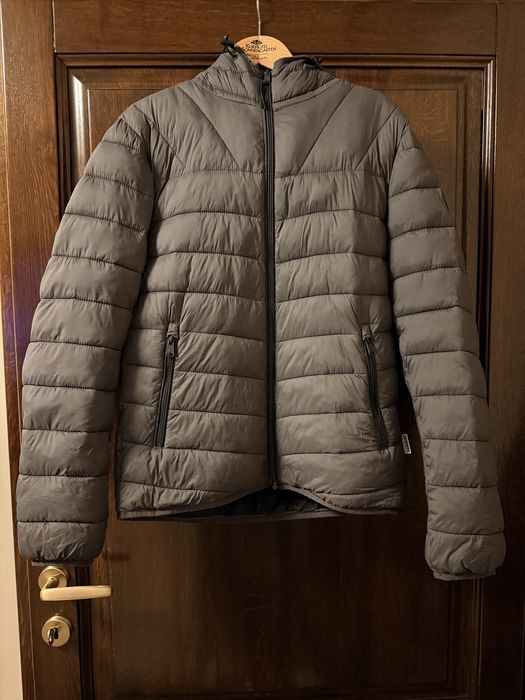 Geacă Napapijri de primăvară-toamnă, gri, mărimea M