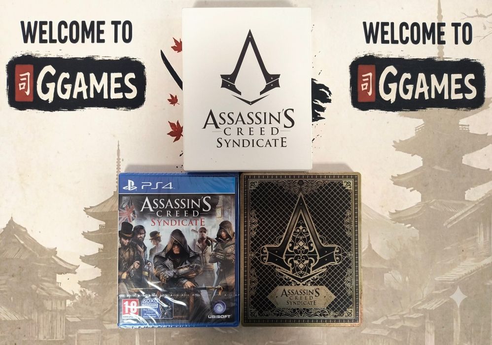 Assassins Creed Syndicate Special edition Steelbook, метална кутия PS4
