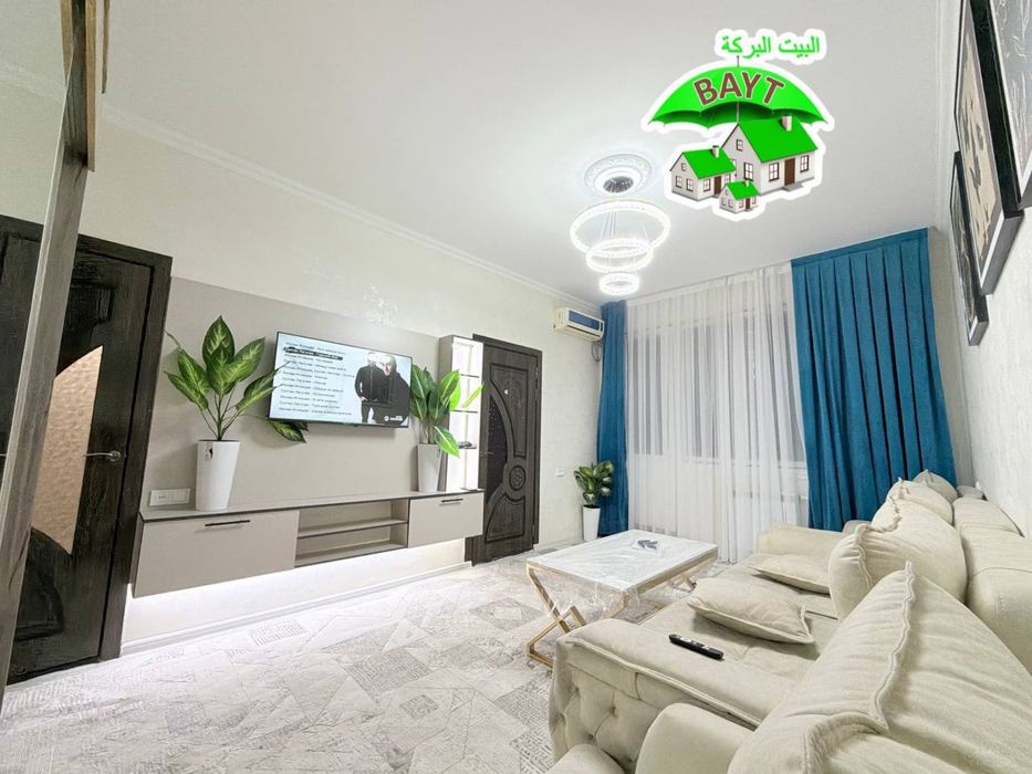 ~1в2/3/4 Чиланзар 17 квартал, Евро+Меб+Тех продаётся квартал