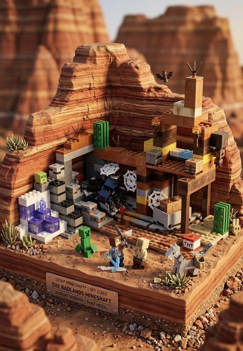 Minecraft lego badlands
