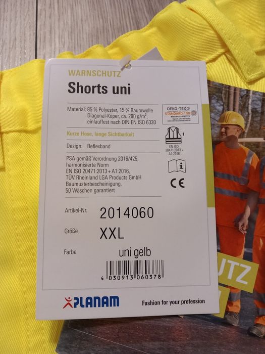 Vand Pantaloni Reflectorizanti Lucru SCURTI Planam