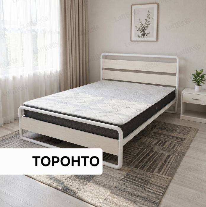 Кровать Лофт ТОРОНТО двуспальнаяи односпальная, kalavat, matras, Loft